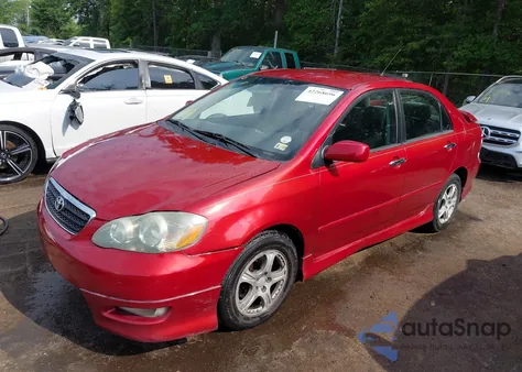 2005 Toyota Corolla S из США, поврежденный, VIN 1NXBR32E65Z421032